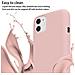 Catena Di Telefoni Cellulari Compatibile Con Apple Iphone 11 In Liquid Rosa - Coperchio Di Protezione In Silicone Con Cordino Regolabile In Lunghezza - Foto miniatura 3