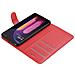 Custodia Compatibile Con Lg V60 Thinq In Rosso Carminio - Coperchio Protettiva Con Chiusura Magnetica, Funzione Stand E Tasca Per Le Carte - Foto miniatura 8