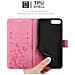 Cadorabo Custodia Compatibile Con Apple Iphone 8 Plus / 7 Plus / 7s Plus In Rosa Fiore - Coperchio Protettivo In Design Floreale Con Chiusura Magnetica, Funzione Stand E Slot Per Carte - Foto miniatura 5