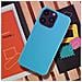 Cover Per Iphone 14 Pro Max Ibrida Semirigida Sottile Leggera Celeste - Foto miniatura 3