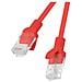 Cavo Di Rete Ethernet Utp Cat. 5e Rosso 1m - Foto miniatura 7