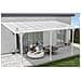 Tettoia Per Terrazza, Auto Addossata Kleo 500l300 Alluminio Bianco - Foto miniatura 7