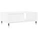 Tavolino Da Salotto Bianco 90x60x35 Cm In Legno Multistrato - Foto miniatura 2