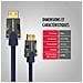 Cavo Hdmi M3000 Uhd 8k Hdr Dolby Vision 48gbit/s 3m, Blu - Foto miniatura 2