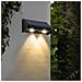 Applique Led Luce Calda 3 Watt Pannello Solare 5v Lampada Da Parete Esterno Ip65 - Foto miniatura 1