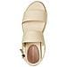 Mid Wedge Sandal Sandali Cotone Scarpe Donna Beige Eu 39, Fw0fw07885 Acr - Foto miniatura 2