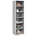 Credenza Grigio Sonoma 50x41x185 In Legno Multistrato - Foto miniatura 3