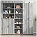 Credenza Grigio Sonoma 50x41x185 In Legno Multistrato - Foto miniatura 1