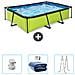 Piscina Fuori Terra - Rettangolo - 300x200x65 Cm - Groen - Include Accessori Coordinati Cb83 - Foto miniatura 1