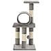 Lusso Casadino -  Albero Per Gatti Con Tiragraffi In Sisal 65 Cm Grigio - Foto miniatura 2
