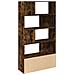 Libreria Rovere Fumo 100x36x189 cm in Legno Multistrato - Foto miniatura 5