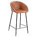 Set Di 2 Sgabelli Da Bar Achille In Similpelle Cognac - Foto miniatura 4