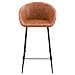 Set Di 2 Sgabelli Da Bar Achille In Similpelle Cognac - Foto miniatura 6