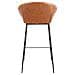 Set Di 2 Sgabelli Da Bar Achille In Similpelle Cognac - Foto miniatura 7