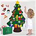Albero Di Natale Con Ornamenti Rimovibili In Feltro Decorazione Natalizia Fai Da Te - Foto miniatura 2