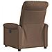 Poltrona Elettrica Reclinabile Marrone in Tessuto - Foto miniatura 7