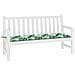 Cuscino per Panchina da Giardino Floral Verde 150 x 50 x 4 cm - Foto miniatura 3