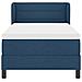 Letto box spring con materasso Blu 90 x 190 cm Tessuto - Foto miniatura 8