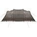 Tenda Familiare a Tunnel per 6 Persone Marrone Impermeabile - Foto miniatura 9