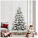 Albero di Natale Artificiale con Rami Pieghevoli Bianco 210 cm - Foto miniatura 2