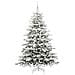 Albero di Natale Artificiale con Rami Pieghevoli Bianco 210 cm - Foto miniatura 3