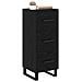 Credenza con cassetto Rovere Nero 34,5 x 34 x 90 cm - Foto miniatura 3