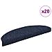 Tappetini per scale autoadesivi 20 pz 65x21x4 cm blu semicircolari grandi - Foto miniatura 1