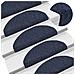 Tappetini per scale autoadesivi 20 pz 65x21x4 cm blu semicircolari grandi - Foto miniatura 5