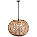 Lampada Da Soffitto Marrone D57x41h Cm - Foto miniatura 1