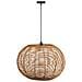 Lampada Da Soffitto Marrone D57x41h Cm - Foto miniatura 2
