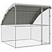 Gabbia per polli Argento 2 x 2 x 2 m Acciaio zincato - Foto miniatura 1