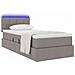Letto con contenitore e LED con led Talpa 90 x 200 cm Tessuto - Foto miniatura 3