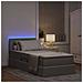 Letto con contenitore e LED con led Talpa 90 x 200 cm Tessuto - Foto miniatura 5