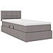 Letto con contenitore e LED con led Talpa 90 x 200 cm Tessuto - Foto miniatura 6