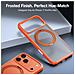 Cover per iPhone 17 Pro Max - TPU+PC, Arancione, Con Soporte - Foto miniatura 4