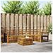 Set divani 6 pcs Naturale Legno di Acacia Massello - Foto miniatura 2