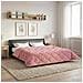 Duvet Invernale Rosa 200 x 240 cm Microfibra e Fleece Teddy - Foto miniatura 4