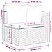 Set Salotto da Giardino con Cuscini 7pz Nero Polyrattan - Foto miniatura 8