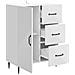 Credenza Bianco 66 x 34,5 x 89,5 cm Legno ingegnerizzato - Foto miniatura 5
