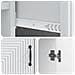 Credenza Bianco 66 x 34,5 x 89,5 cm Legno ingegnerizzato - Foto miniatura 9
