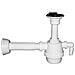 "SIFONE PVC UNA 1 VIA Con PILETTA E SCARICO LAVATRICE Con CANOTTO 1"" 1/4" - Foto miniatura 1