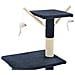 Albero Per Gatti Con Tiragraffi In Sisal 138 Cm Blu Scuro - Foto miniatura 2