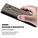 Custodia Compatibile Con Samsung Galaxy A3 2016 In Bruno Pietra - Coperchio Protettivo Con Chiusura Magnetica, Funzione Stand E 2 Finestre Di Visualizzazione - Foto miniatura 7