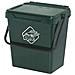 Pattumiera Different, Secchio, Per Raccolta Differenziata, Verde Scuro, Nero In Polipropilene, 40 X 30,5 X 39 Cm - Foto miniatura 1