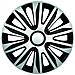 2211193 set Copricerchi Nardo Silver Black 16 pollici - Foto miniatura 1