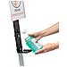 589223 Dispenser Disinfettante Con Pannello Informativo In Formato A4, A Libera Installazione, Regolazione Flessibile, In Alluminio - Foto miniatura 2