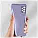Custodia Silicone Cover Case Samsung Ef-pa725tvegww Per Galaxy A72 A725 Viola - Foto miniatura 6
