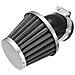 Filtro 35-50mm Aria Nera Forma Per 50 110 125 140cc Del Pozzo Della Bici Della Sporcizia Del Motociclo Atv Scooter - 35mm - Foto miniatura 1