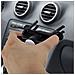Supporto Auto Per Smartphone Akashi Presa D'aria Rotonda Girevole A 360 ° - Nero - Foto miniatura 3