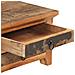 Tavolino Da Caff 90x50x35 Cm In Legno Massello Di Recupero - Foto miniatura 6